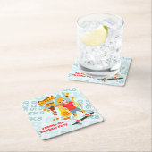 Schaats Park Fun Boy Verjaardagsfeestje Kartonnen Onderzetters (Insitu)