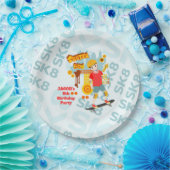 Schaats Park Fun Boy Verjaardagsfeestje Papieren Bordje (Feest)