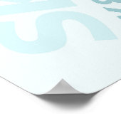 Schaats Park Fun Boy Verjaardagsfeestje Poster (Hoek)