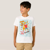 Schaats Park Fun Boy Verjaardagsfeestje T-shirt (Voorkant volledig)
