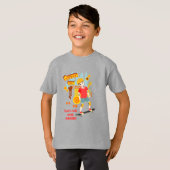 Schaats Park Fun Boy Verjaardagsfeestje T-shirt (Voorkant volledig)
