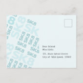 Schaats Park Fun Boy Verjaardagsfeestje Uitnodiging Briefkaart (Achterkant)