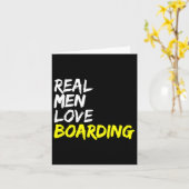 Schaats Park Real Mannen Love Boarding Skateboard  Kaart (Gele Bloem)