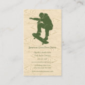 Schaats Park, Skateboarden Theeboard, Skateboard Visitekaartje (Voorkant)