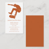 Schaats Park, Skateboarden Theeboard, Skateboard Visitekaartje (Voorkant / Achterkant)