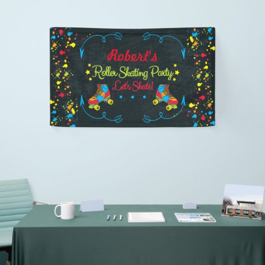 Schaats Party Banner (Beurs)
