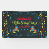 Schaats Party Banner (Horizontaal)