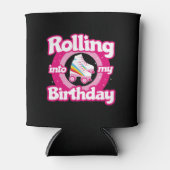 Schaats Party - Roller Roller Skating Birthday Blikjeskoeler (Voorkant)