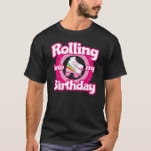 Schaats Party - Roller Roller Skating Birthday T-shirt (Voorkant)