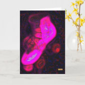 Schaats Pink Kaart (Gele Bloem)