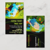 Schaats PopArt-Visitekaartje Visitekaartje (Voorkant / Achterkant)