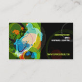 Schaats PopArt-Visitekaartje Visitekaartje (Achterkant)