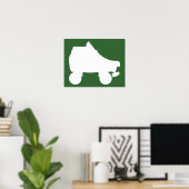 schaats poster (Thuiskantoor)