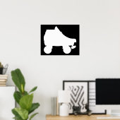 schaats poster (Thuiskantoor)