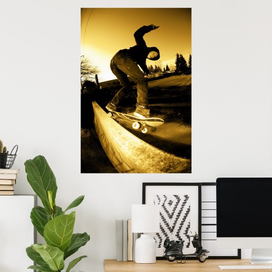 Schaats Poster (Thuiskantoor)