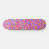 Schaats Punk Prinses Roze Mandala Skateboard (Horizontaal)