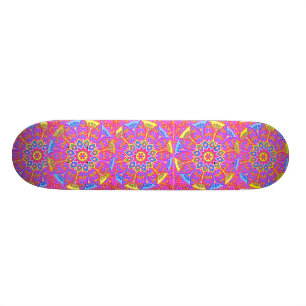 Schaats Punk Prinses Roze Mandala Skateboard
