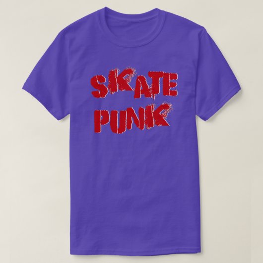 Schaats punk t-shirt (Design voorkant)