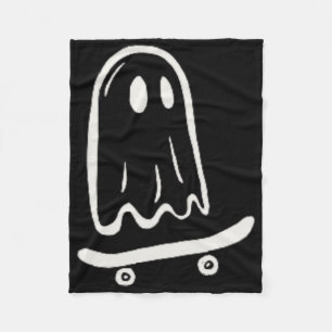 Schaats Rad Skating Geest Halloween Skateboarden Fleece Deken