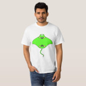 SCHAATS RAY STINGRAY SKATEBOARD VIST FUN FUNNY T-SHIRT (Voorkant volledig)