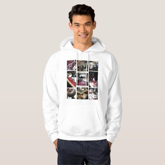 Schaats reeks hoodie (Voorkant volledig)