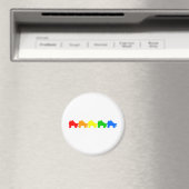 schaats regenboog magneet (Insitu (Vaatwasser))
