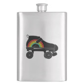 schaats-regenboog met quadroller flacon (Voorkant)