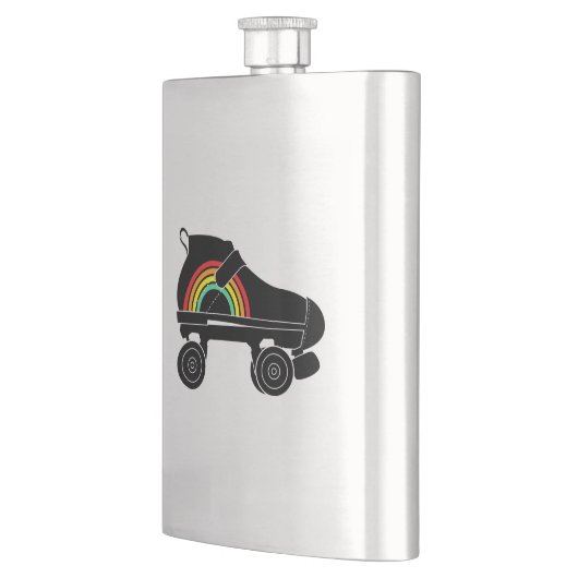 schaats-regenboog met quadroller flacon (Links)