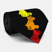 schaats regenboog stropdas (Opgerold)