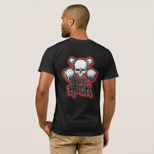 SCHAATS ROCK Cross Trucks T-shirt (Achterkant volledig)