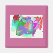 Schaats rond magneet (Voorkant)