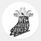  Schaats Ronde Sticker (Voorkant)