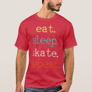 Schaats Schaatsen Vintage T-shirt