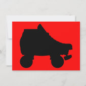 schaats-silouette kaart (Voorkant)