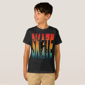 Schaats Skateboarden Silhouet T-shirt (Voorkant volledig)