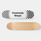 Schaats-skateboards het Patroon-zwart-wit van de C Persoonlijk Skateboard (Horizontaal)