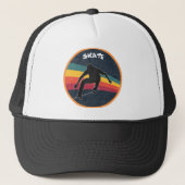 Schaats Skater 80s Skateboarder Skateboarder Trucker Pet (Voorkant)