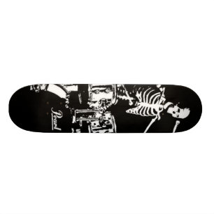 schaats skelettrommel persoonlijk skateboard