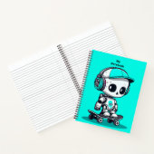 Schaats SkullBot Notitieboek (Binnen)