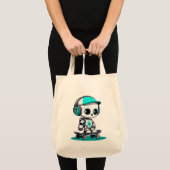 Schaats SkullBot Tote Bag (Voorkant (product))