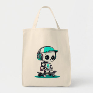 Schaats SkullBot Tote Bag
