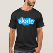 Schaats/Skype T-shirt (Voorkant)