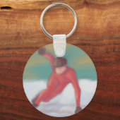 Schaats snelheid sleutelhanger (Voorkant)