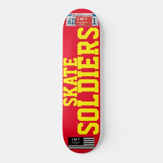 SCHAATS SOLDIERS Skateboard (Voorkant)
