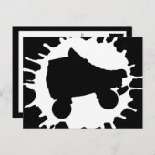 schaats splatz briefkaart (Voorkant / Achterkant)