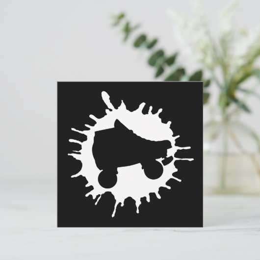 schaats splatz kaart (Staand voorkant)