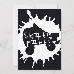 schaats splatz-partijuitnodiging kaart