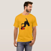 schaats springen t-shirt (Voorkant volledig)