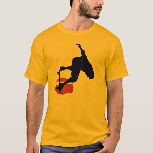schaats springen t-shirt (Voorkant)