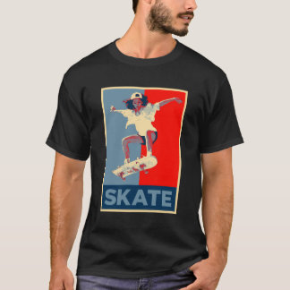 Schaats - Street Art Skateboarden Pop Kunst Skater T-shirt